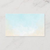 Oh Baby Under Sea Baby Shower Informatiekaartje (Achterkant)