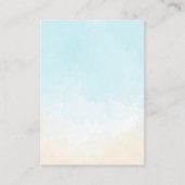 Oh Baby Under Sea Baby Shower Informatiekaartje (Achterkant)