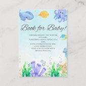 Oh Baby Under Sea Baby Shower Informatiekaartje (Voorkant)