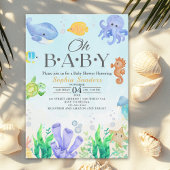 Oh Baby Under Sea Baby Shower Kaart