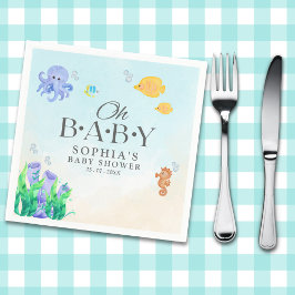 Oh Baby Under Sea Baby Shower Servet
