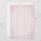 Oh Baby Vlinders Gestreepte Baby Shower Kaart (Achterkant)