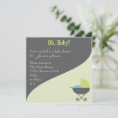 Oh Baby! Vrachtreeks - Uitnodigingen (Staand voorkant)