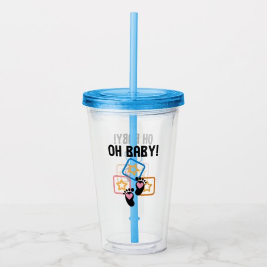 Oh Baby.w Acryl Drinkbeker (Voorkant)