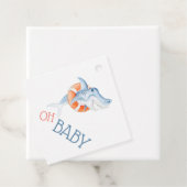 Oh baby waterverf baby shower bedankjes labels (In situ)