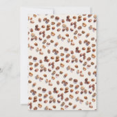 Oh Baby Waterverf Baby shower Kaart (Achterkant)