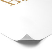 Oh Baby Welkom bord Poster (Hoek)