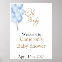 Oh Baby Welkom bord