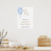 Oh Baby Welkom bord Poster (Keuken)