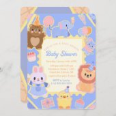 Oh Baby Wild Delight Invitation Kaart (Voorkant / Achterkant)