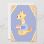 Oh Baby Wild Delight Invitation Kaart (Achterkant)