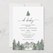 Oh Baby Wilde Jongen Berg Jongen Baby Shower Kaart (Voorkant)