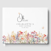 Oh Baby! Wildflower Gastenboek (Voorkant)