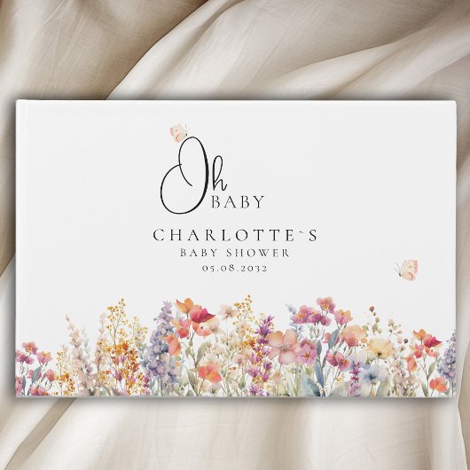 Oh Baby! Wildflower Gastenboek