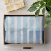 Oh Baby Wit Konijnenkonijn Blauwe Streep Tissuepapier (Geschenk)