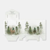 Oh Baby Woodland Waterverf Rustic Baby shower Bedankdoosjes (Uitgevouwen)