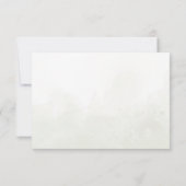 Oh Baby Woodland Waterverf Rustic Dank je kaarten (Achterkant)