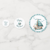 "Oh, Baby" Zeeman Baby shower Confetti (Voorkanten)