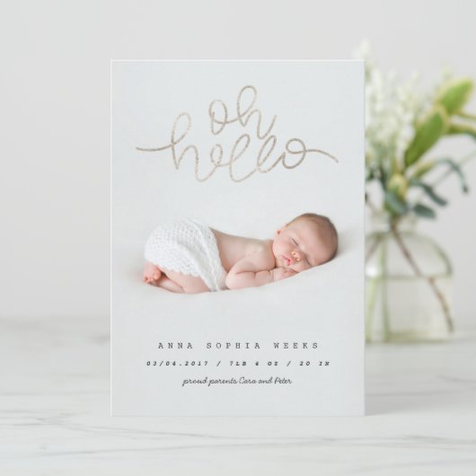 Oh Baby zilverfolie, effect (Staand voorkant)