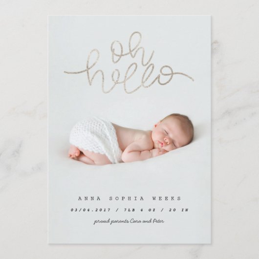 Oh Baby zilverfolie, effect (Voorkant)