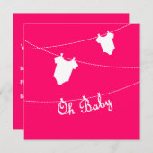 Oh Baby Zwangerschap Aankondiging (Voorkant / Achterkant)