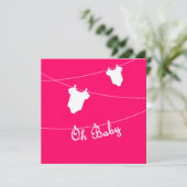 Oh Baby Zwangerschap Aankondiging (Staand voorkant)