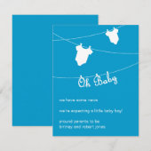 Oh Baby! Zwangerschap Aankondiging (Voorkant / Achterkant)