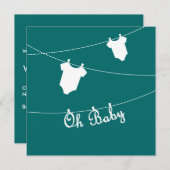 Oh Baby Zwangerschap Aankondiging (Voorkant / Achterkant)