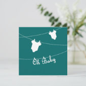 Oh Baby Zwangerschap Aankondiging (Staand voorkant)