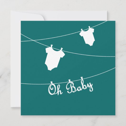 Oh Baby Zwangerschap Aankondiging (Voorkant)