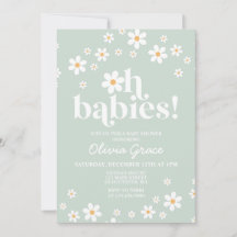 Oh Baby's! Baby Shower in daisygroen