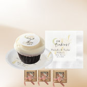 Oh baby's! Neutral Twin Storks-Baby shower Servet