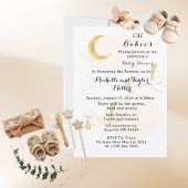 Oh Baby's Neutral Twins Baby shower Invitation Kaart