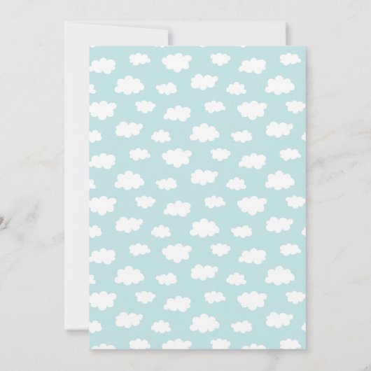 Oh baby's! Ooievaar tweelingjongens Baby shower Ui Kaart (Achterkant)