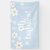 Oh baby's! Retro Daisy boho-baby shower Spandoek (Verticaal)