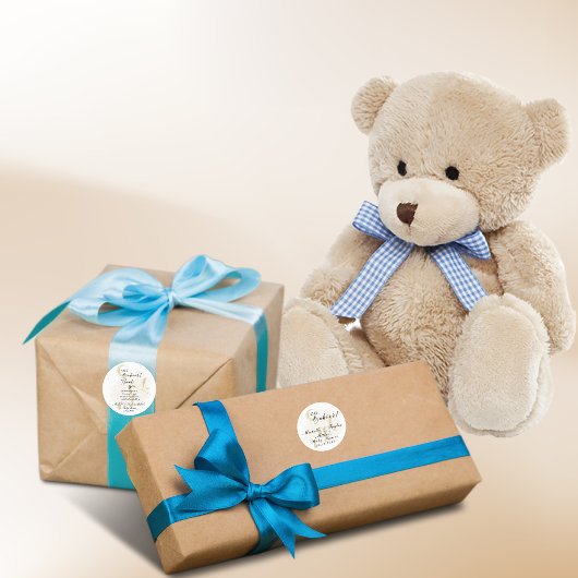 Oh baby's! Sticker Baby shower Neutral Twin Ooieva