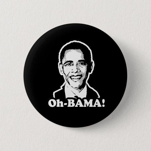 OH-BAMA RONDE BUTTON 5,7 CM (Voorkant)