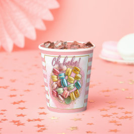 Oh bebe Franse Patisserie Baby shower Papieren Bekers