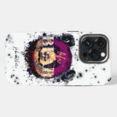 "OH-BEER" | Funny Cool Panda Monogram iPhone Hoesje (Achterkant horizontaal)