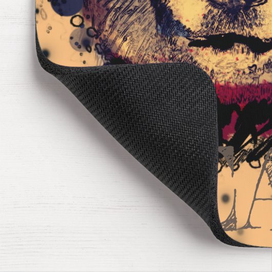 "OH-BEER" | Funny Cool Panda Muismat (Hoek)