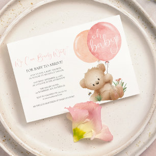 Oh Beerbeertje & De Bij Baby Shower Uitnodiging