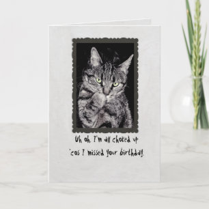 Oh, Belated Birthday Card Kaart