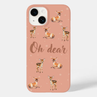 Oh Beste iPhone Case in Peach en Brown