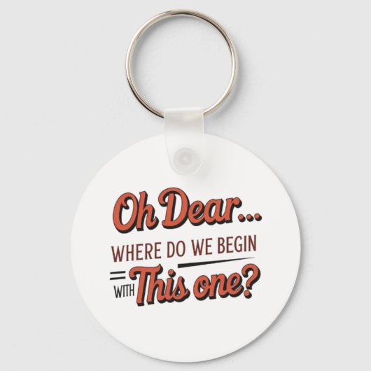 Oh Beste Keyring Sleutelhanger (Voorkant)