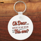 Oh Beste Keyring Sleutelhanger (Voorkant)