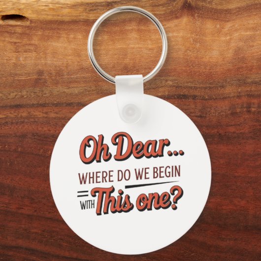 Oh Beste Keyring Sleutelhanger (Voorkant)