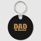 Oh Biscuits Funny Jokes Sarcastic Quote Dad Funny Sleutelhanger (Voorkant)