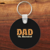 Oh Biscuits Funny Jokes Sarcastic Quote Dad Funny Sleutelhanger (Voorkant)