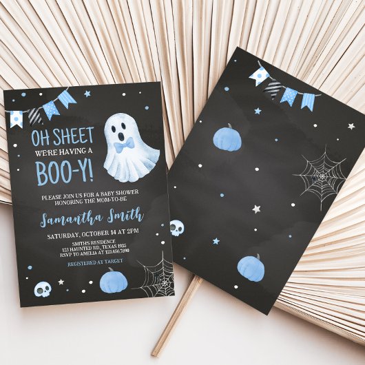 Oh Blad, we hebben een Boo-y Baby shower Kaart
