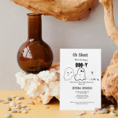 Oh Blad we hebben een boo-y halloween baby shower Kaart